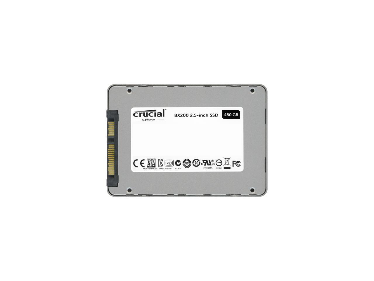 Crucial BX200 2.5" 480GB SATA III Internal Solid State Drive (SSD) CT480BX200SSD1