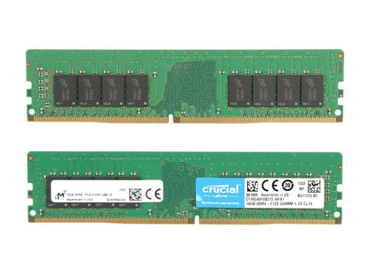 Crucial 32GB (2 x 16GB) 288-Pin DDR4 SDRAM DDR4 2133 (PC4 17000) Major Brand Chipset Desktop Memory Model CT2K16G4DFD8213