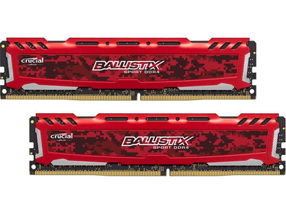Ballistix Sport LT 32GB (2 x 16GB) 288-Pin DDR4 SDRAM DDR4 2400 (PC4 19200) Desktop Memory Model BLS2K16G4D240FSE