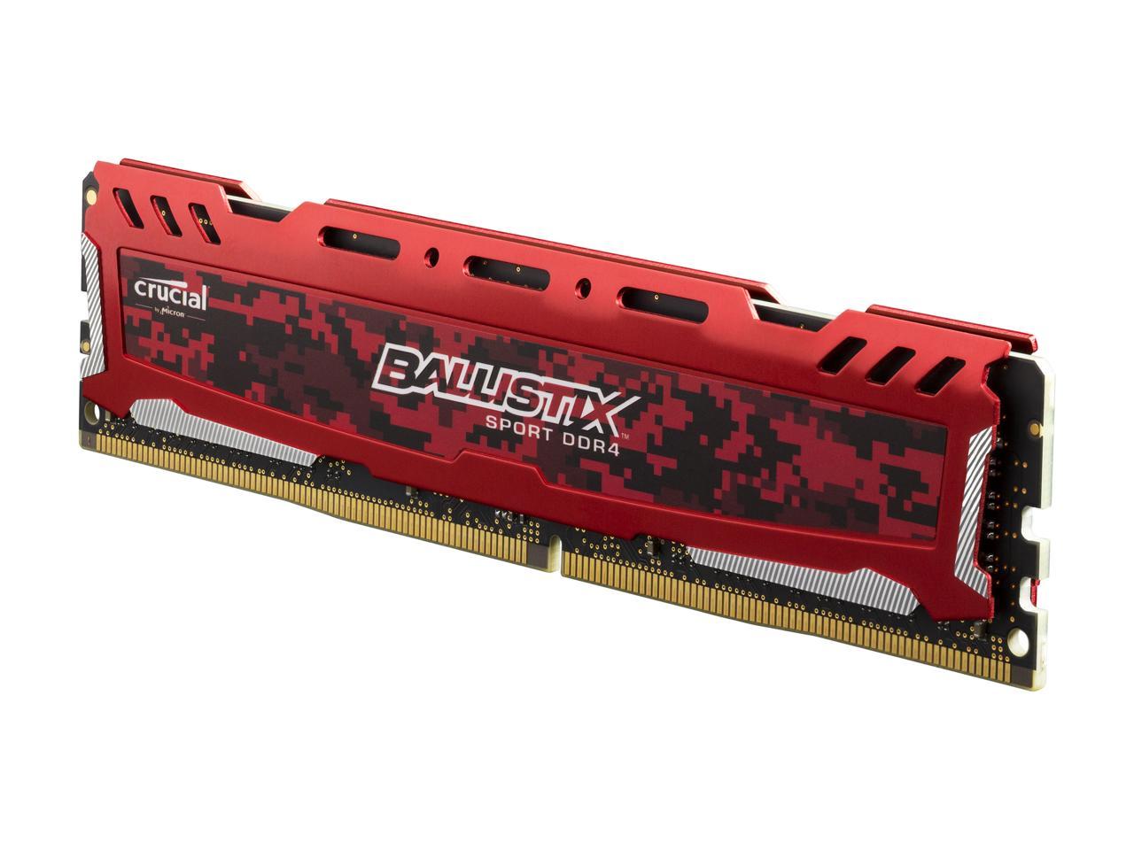 Ballistix Sport LT 32GB (2 x 16GB) 288-Pin DDR4 SDRAM DDR4 2400 (PC4 19200) Desktop Memory Model BLS2K16G4D240FSE