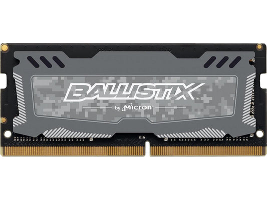 Crucial Ballistix Sport LT 2400 MHz DDR4 DRAM Laptop Gaming Memory Single 4GB CL16 BLS4G4S240FSD (Gray)