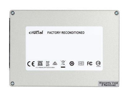 Crucial MX100 2.5" 128GB SATA III Internal Solid State Drive (SSD) CT128MX100SSD1 - Factory Recertified