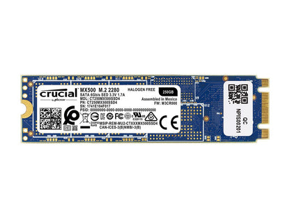 Crucial MX500 M.2 2280 250GB SATA III 3D NAND Internal Solid State Drive (SSD) CT250MX500SSD4