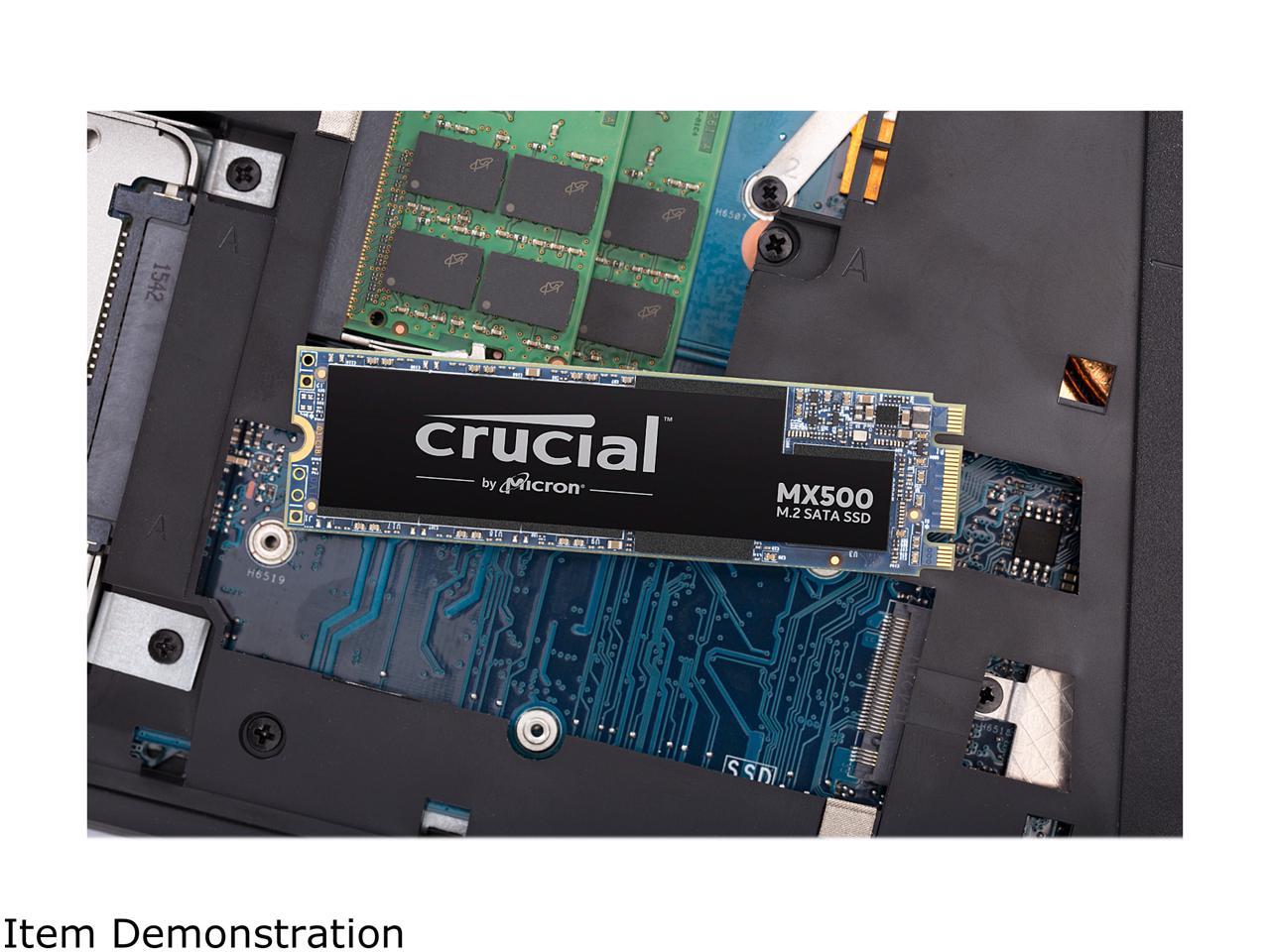 Crucial MX500 500GB 3D NAND SATA M.2 (2280SS) Internal SSD, up to 560 MB/s - CT500MX500SSD4