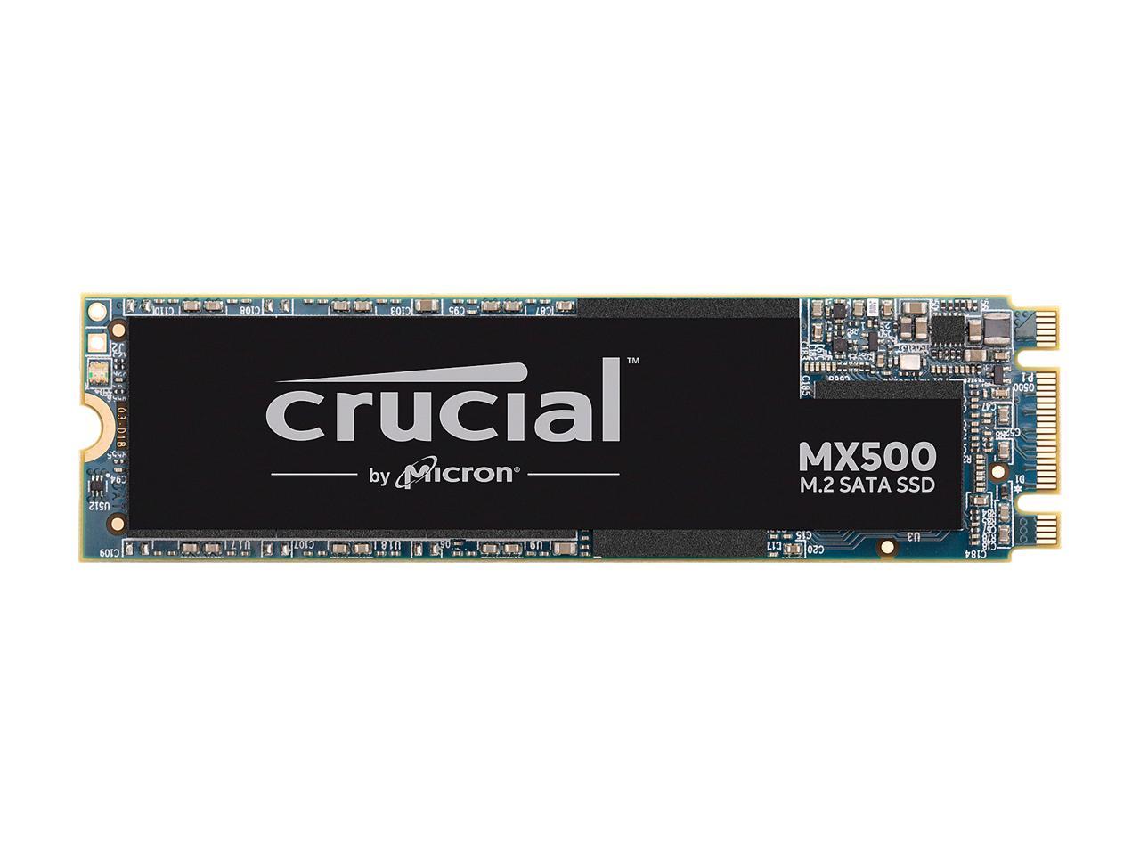 Crucial MX500 500GB 3D NAND SATA M.2 (2280SS) Internal SSD, up to 560 MB/s - CT500MX500SSD4