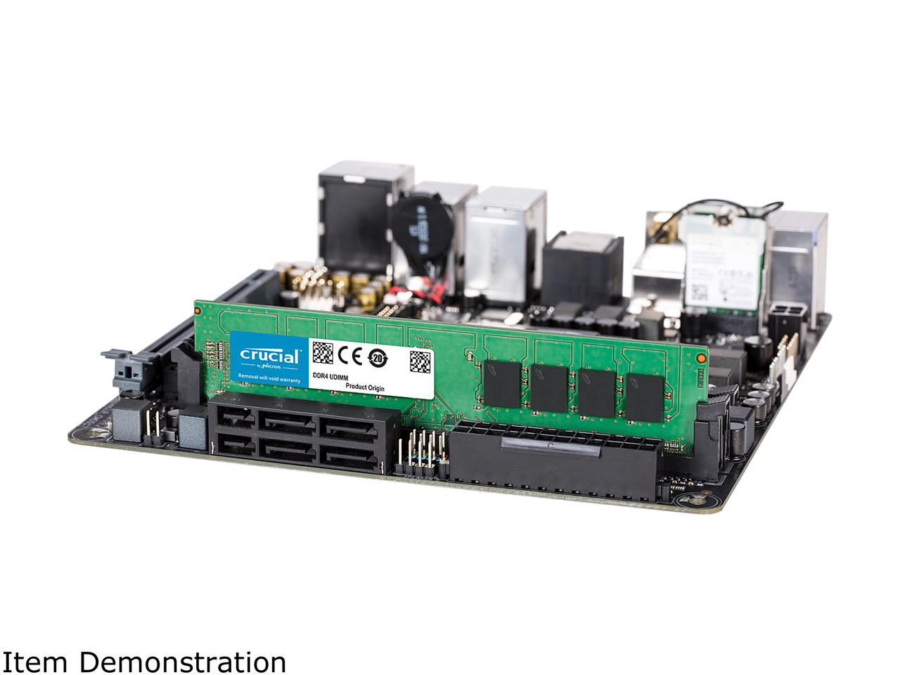 Crucial 4GB 288-Pin DDR4 SDRAM DDR4 3200 (PC4 25600) Desktop Memory Model CT4G4DFS632A