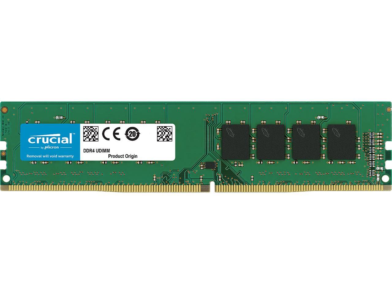 Crucial 16GB 288-Pin DDR4 SDRAM DDR4 3200 (PC4 25600) Desktop Memory Model CT16G4DFD832A