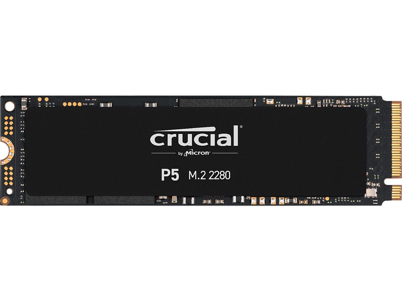 Crucial P5 500GB 3D NAND NVMe Internal SSD, up to 3400 MB/s - CT500P5SSD8