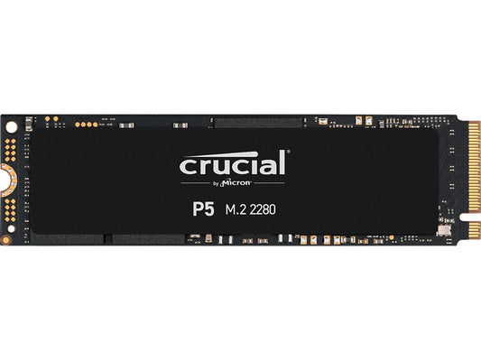 Crucial P5 500GB 3D NAND NVMe Internal SSD, up to 3400 MB/s - CT500P5SSD8