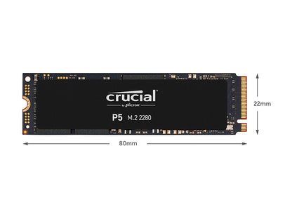 Crucial P5 1TB 3D NAND NVMe Internal SSD, up to 3400 MB/s - CT1000P5SSD8