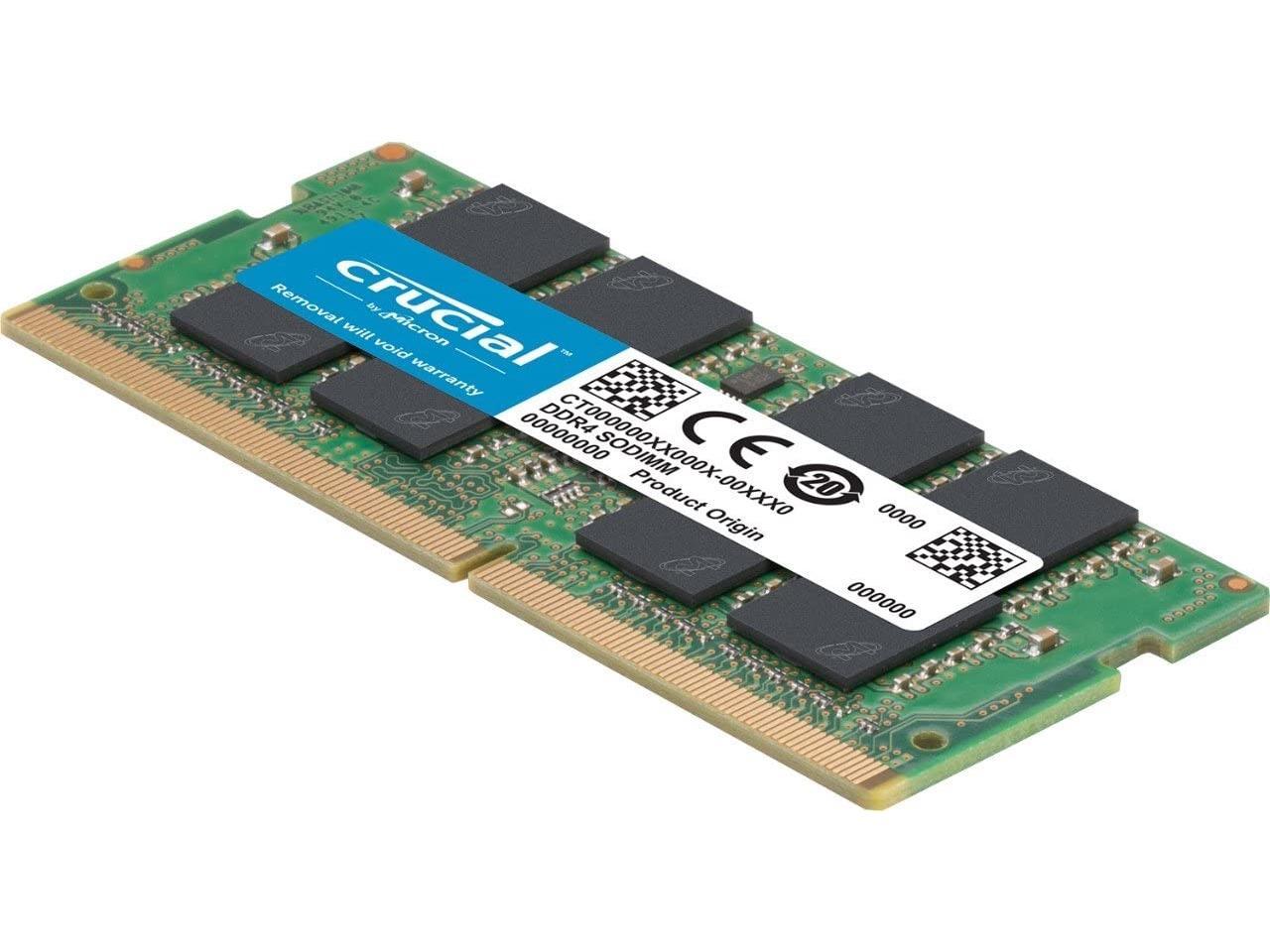 Crucial 4GB Single DDR4 2666 MT/s (PC4-21300) CL19 x8 SODIMM 260-Pin Memory - CT4G4SFS8266