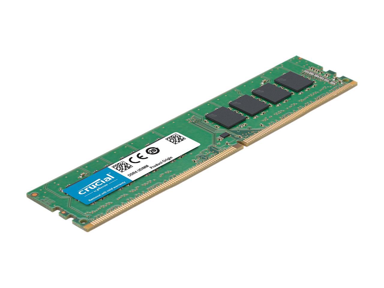 Crucial 16GB 288-Pin DDR4 SDRAM DDR4 3200 (PC4 25600) Desktop Memory Model CT16G4DFRA32A