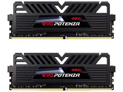 GeIL EVO POTENZA 16GB (2 x 8GB) 288-Pin DDR4 SDRAM DDR4 3000 (PC4 24000) Intel XMP 2.0 Desktop Memory Model GPB416GB3000C16ADC