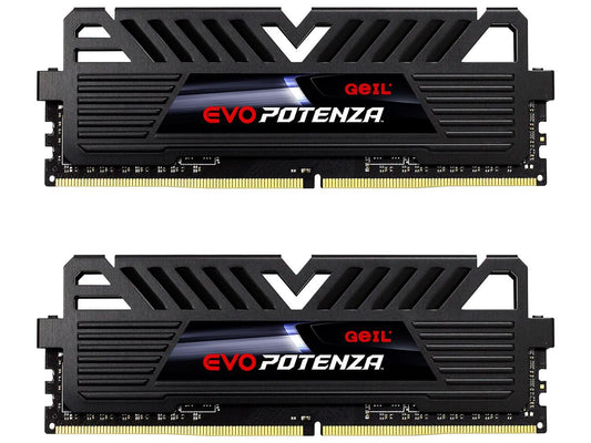 GeIL EVO POTENZA 16GB (2 x 8GB) 288-Pin DDR4 SDRAM DDR4 3000 (PC4 24000) Intel XMP 2.0 Desktop Memory Model GPB416GB3000C16ADC