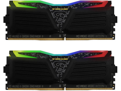 GeIL 16GB (2 x 8GB) 288-Pin DDR4 RGB SDRAM DDR4 3000 (PC4 24000) Desktop Memory Model GALTS416GB3000C16ADC TUF Gaming Alliance