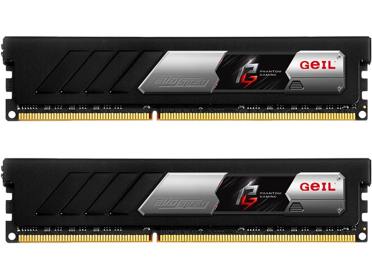 GeIL EVO SPEAR Phantom Gaming Edition (AMD) 16GB (2 x 8GB) 288-Pin DDR4 SDRAM DDR4 3200 (PC4 25600) Intel XMP 2.0 Desktop Memory Model GASF416GB3200C16ADC