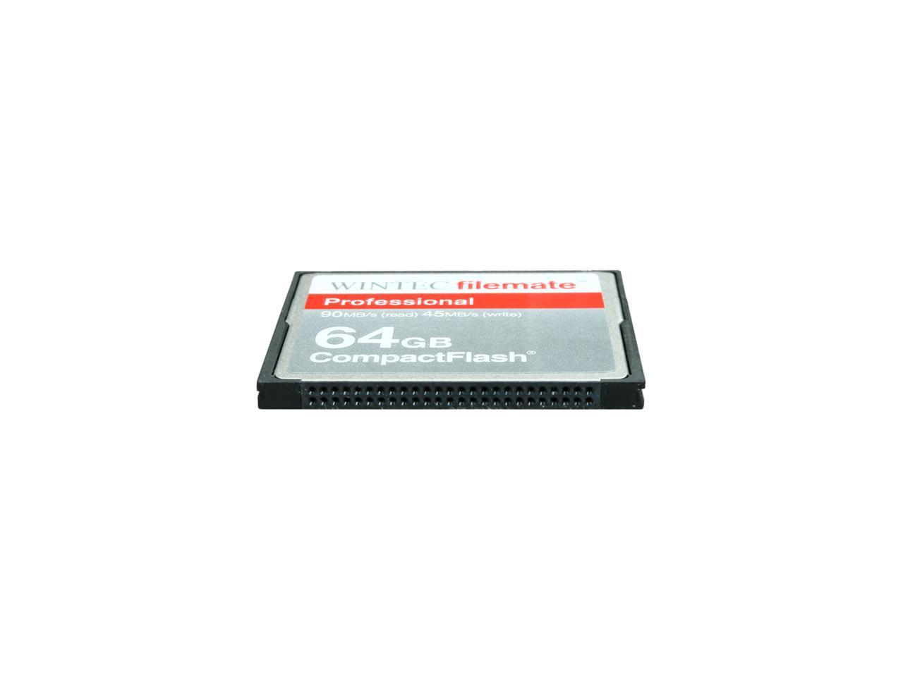 Wintec FileMate Professional 64GB Compact Flash (CF) Flash Card Model 3FMCF64GBP-R