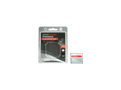 Wintec FileMate Professional 64GB Compact Flash (CF) Flash Card Model 3FMCF64GBP-R