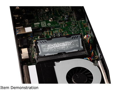 Crucial Ballistix Sport LT 2400 MHz DDR4 DRAM Laptop Gaming Memory Kit 16GB (8GBx2) CL16 BLS2K8G4S240FSDK (Gray)