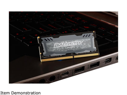 Crucial Ballistix Sport LT 2666 MHz DDR4 DRAM Laptop Gaming Memory Single 8GB CL16 BLS8G4S26BFSDK (Gray)
