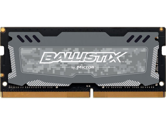 Crucial Ballistix Sport LT 2666 MHz DDR4 DRAM Laptop Gaming Memory Single 16GB CL16 BLS16G4S26BFSD (Gray)