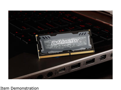 Crucial Ballistix Sport LT 2666 MHz DDR4 DRAM Laptop Gaming Memory Single 16GB CL16 BLS16G4S26BFSD (Gray)