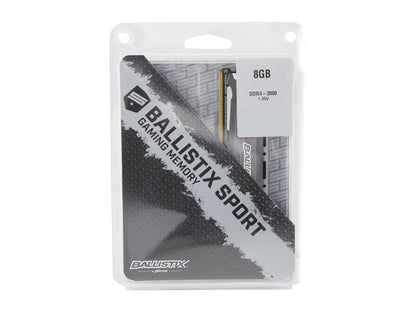 Ballistix Sport LT 8GB 288-Pin DDR4 SDRAM DDR4 3000 (PC4 24000) Desktop Memory Model BLS8G4D30BESBK