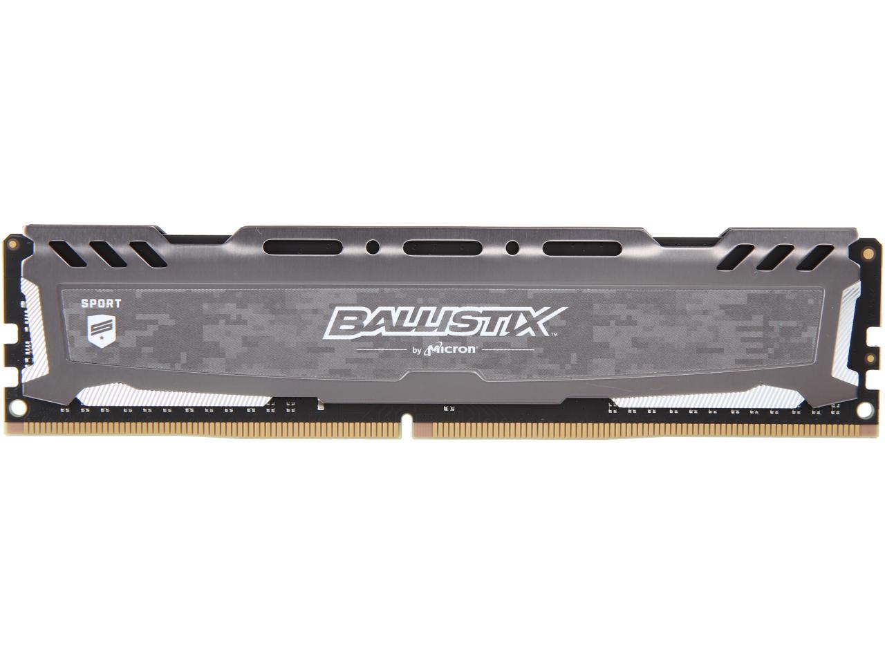 Ballistix Sport LT 16GB 288-Pin DDR4 SDRAM DDR4 3000 (PC4 24000) Desktop Memory Model BLS16G4D30BESB