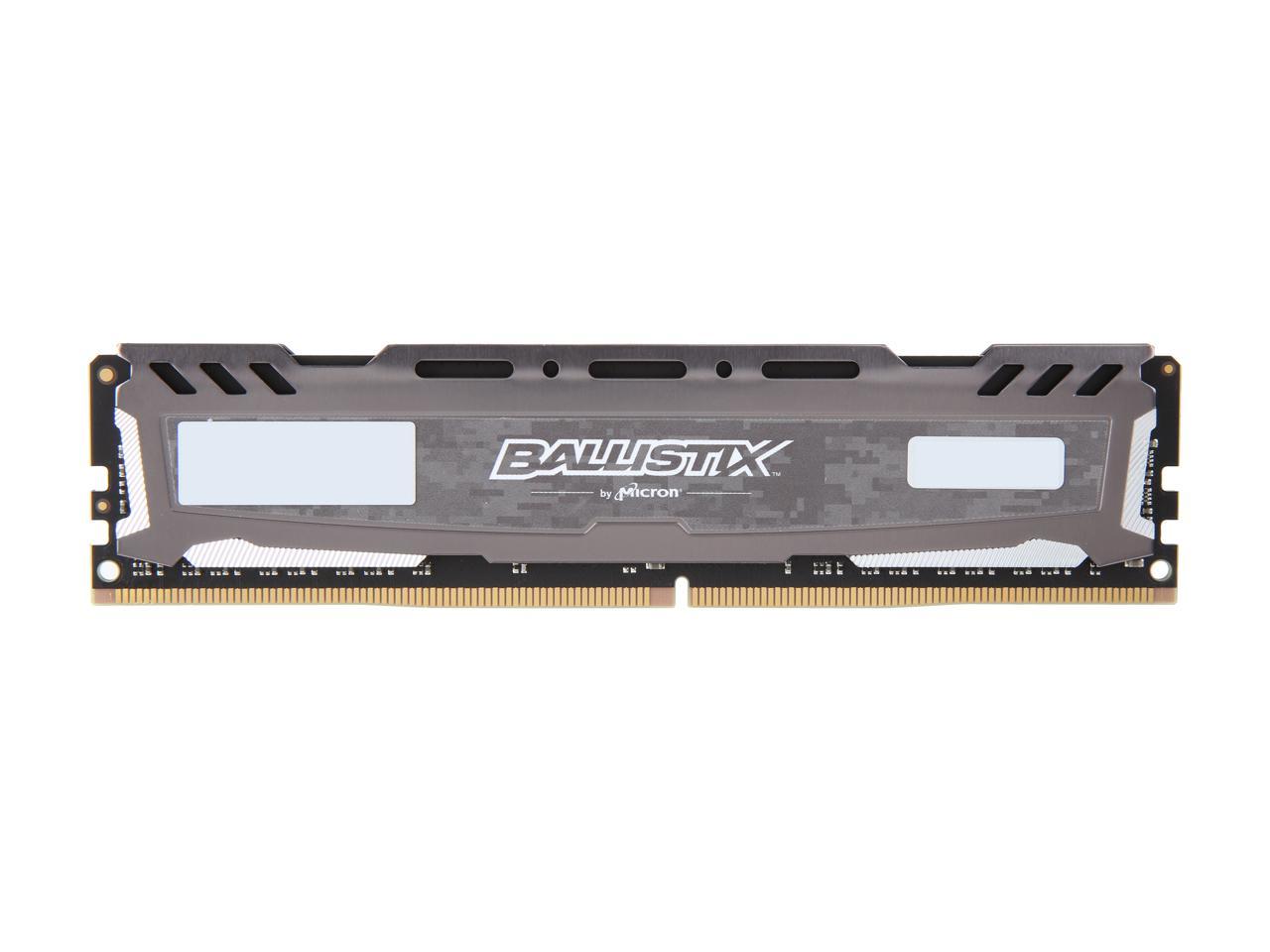 Ballistix Sport LT 16GB 288-Pin DDR4 SDRAM DDR4 3000 (PC4 24000) Desktop Memory Model BLS16G4D30BESB