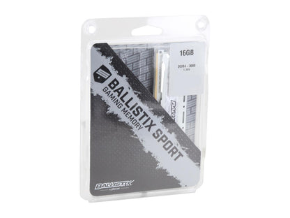 Ballistix Sport LT 16GB 288-Pin DDR4 SDRAM DDR4 3000 (PC4 24000) Desktop Memory Model BLS16G4D30AESC