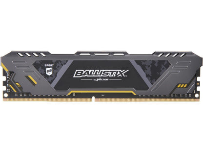 Crucial Ballistix Sport AT 3200 MHz DDR4 DRAM Desktop Gaming Memory Single 16GB CL16 BLS16G4D32AEST