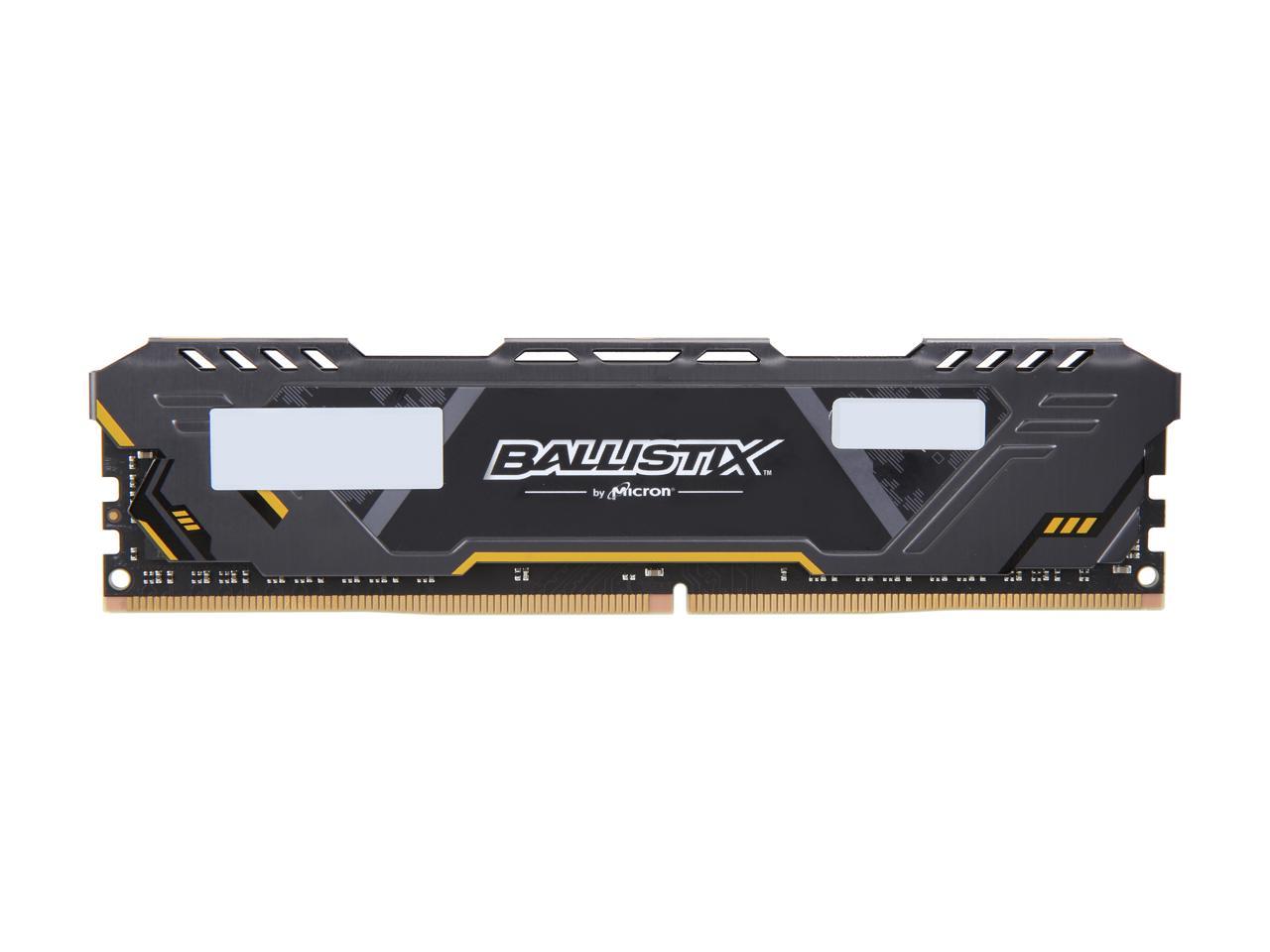 Crucial Ballistix Sport AT 3200 MHz DDR4 DRAM Desktop Gaming Memory Single 16GB CL16 BLS16G4D32AEST