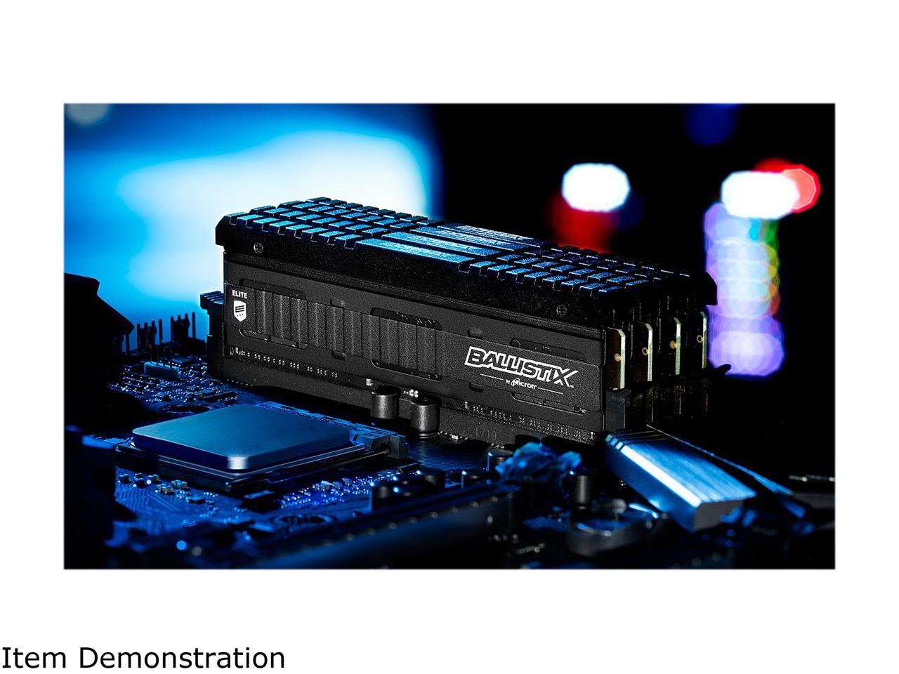 Crucial Ballistix Elite 4000 MHz DDR4 DRAM Desktop Gaming Memory Kit 16GB (8GBx2) CL18 BLE2K8G4D40BEEAK