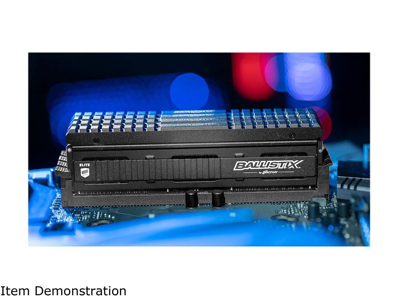 Crucial Ballistix Elite 4000 MHz DDR4 DRAM Desktop Gaming Memory Kit 16GB (8GBx2) CL18 BLE2K8G4D40BEEAK