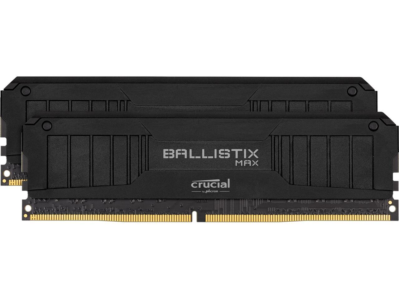 Crucial Ballistix MAX 32GB (2 x 16GB) 288-Pin DDR4 SDRAM DDR4 4400 (PC4 35200) Desktop Memory Model BLM2K16G44C19U4B