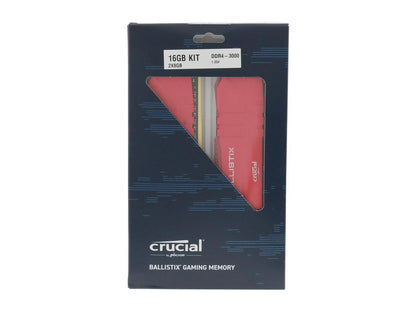 Crucial Ballistix 16GB (2 x 8GB) 288-Pin DDR4 SDRAM DDR4 3000 (PC4 24000) Desktop Memory Model BL2K8G30C15U4R