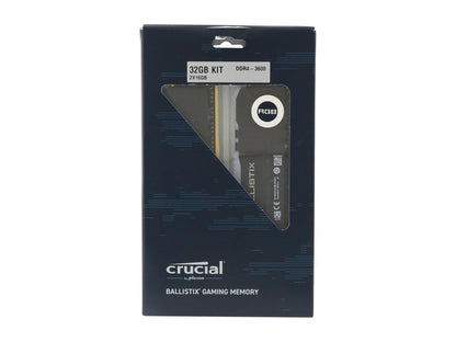 Crucial Ballistix RGB 32GB (2 x 16GB) 288-Pin DDR4 SDRAM DDR4 3600 (PC4 28800) Desktop Memory Model BL2K16G36C16U4BL