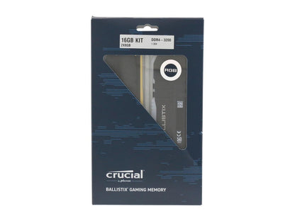 Crucial Ballistix RGB 16GB (2 x 8GB) 288-Pin DDR4 SDRAM DDR4 3200 (PC4 25600) Desktop Memory Model BL2K8G32C16U4BL