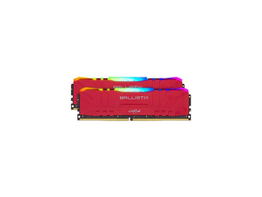 Crucial Ballistix RGB 16GB (2 x 8GB) 288-Pin DDR4 SDRAM DDR4 3200 (PC4 25600) Desktop Memory Model BL2K8G32C16U4RL