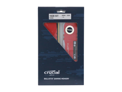 Crucial Ballistix RGB 16GB (2 x 8GB) 288-Pin DDR4 SDRAM DDR4 3200 (PC4 25600) Desktop Memory Model BL2K8G32C16U4RL