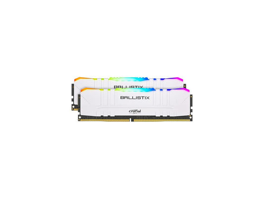 Crucial Ballistix RGB 32GB (2 x 16GB) 288-Pin DDR4 SDRAM DDR4 3000 (PC4 24000) Desktop Memory Model BL2K16G30C15U4WL