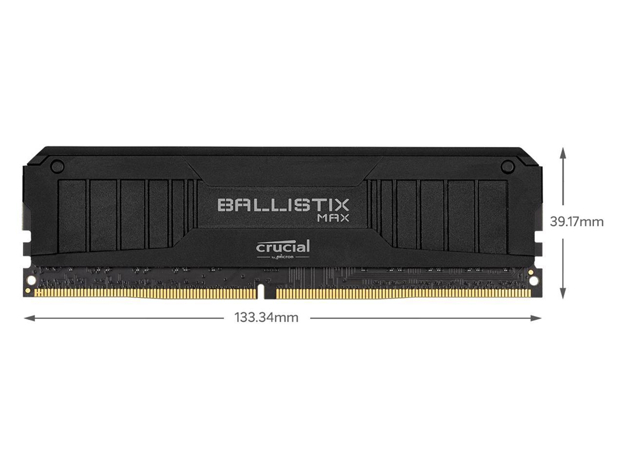 Crucial Ballistix MAX 16GB (2 x 8GB) 288-Pin DDR4 SDRAM DDR4 5100 Desktop Memory Model BLM2K8G51C19U4B