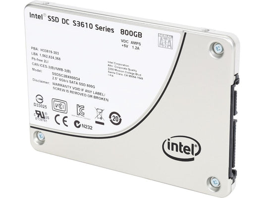 Intel DC S3610 SSDSC2BX800G401 2.5" 800GB SATA III MLC Business Solid State Drive