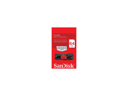SanDisk 64GB Cruzer CZ36 USB 2.0 Flash Drive (SDCZ36-064G-B35)