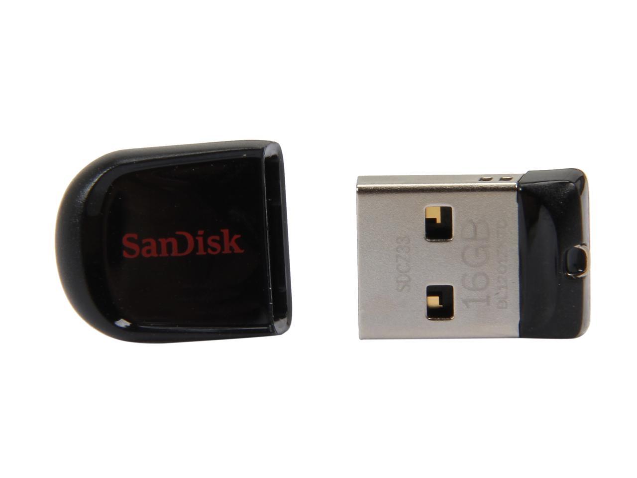 SanDisk Cruzer Fit 16GB USB 2.0 Flash Drive Model SDCZ33-016G-B35