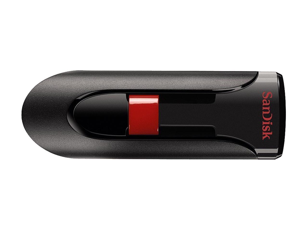 SanDisk 64GB Cruzer Glide CZ60 USB 2.0 Flash Drive (SDCZ60-064G-B35)