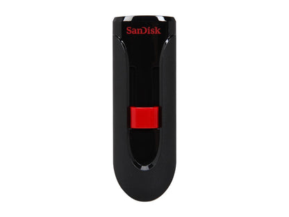 SanDisk Cruzer Glide 16 GB USB 2.0 Flash Drive - Black, Red