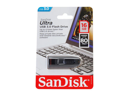 SanDisk Ultra 16GB USB 3.0 Flash Drive Model SDCZ48-016G-A46