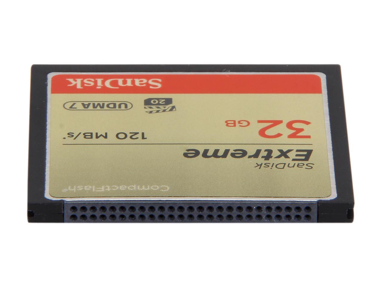 SanDisk 32GB Compact Flash (CF) Flash Card Model SDCFXS-032G-A46