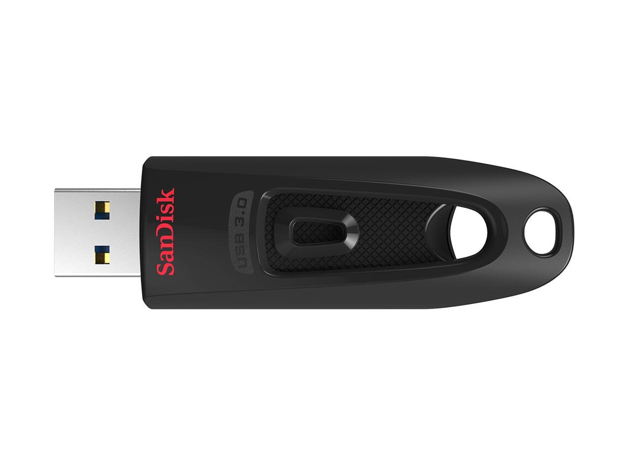 SanDisk 64GB Ultra CZ48 USB 3.0 Flash Drive, Speed Up to 100MB/s (SDCZ48-064G-UAM46)